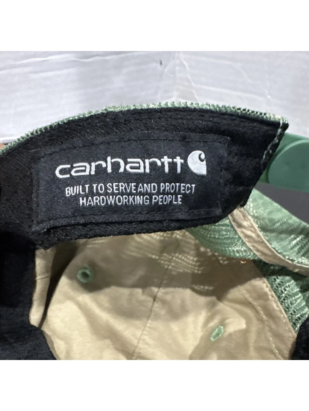Carhatt Workers Mint Green Baseball Cap